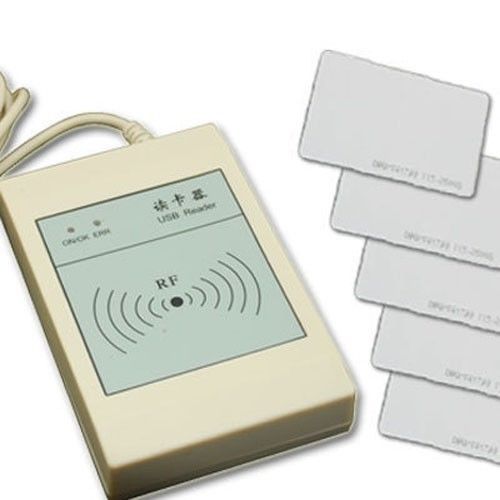 New! Computer USB RFID Proximity ID Reader 125Khz /Free 5 Cards