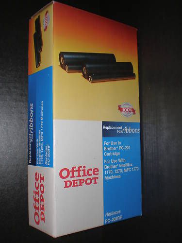 Office Depot 775-191 Brother PC-201 Cartridge PC202RF