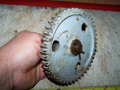 Old HERCULES ECONOMY Hit Miss Gas Engine Cam Gear Shaft Steam Tractor Magneto