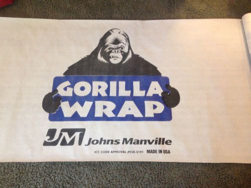3x75 House Wrap   Johns Manville gorilla wrap.