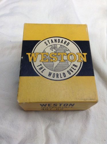 Vintage Weston Instruments Model 407-62 Original Box (box Only )