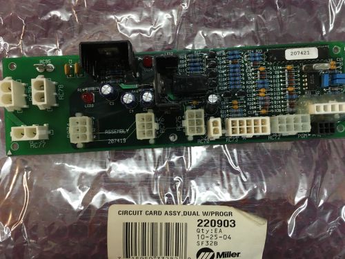 miller d-74 dual circuit card 237752