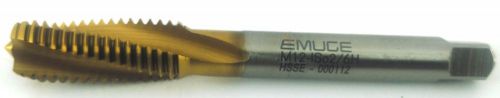 Emuge metric tap m12x1.75 helical flute hssco5% m35 hsse tin coated for sale
