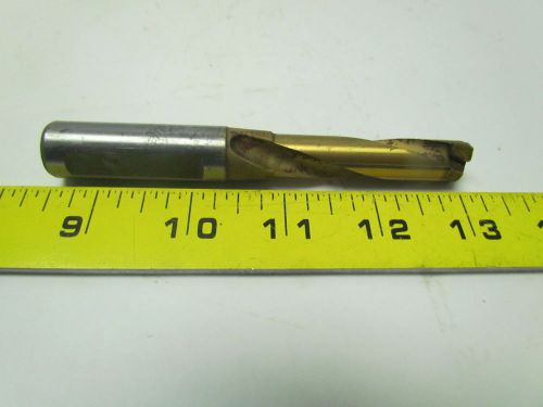 1/2&#034; tin coated carbide tipped Coolant Thru drill bit 2-1/4&#034; projection