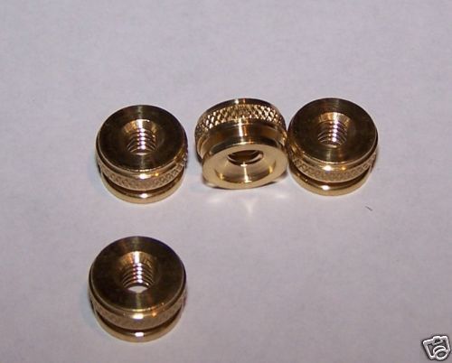 4 Brass Replacement Spark Plug Thumb Nuts M4 Thread