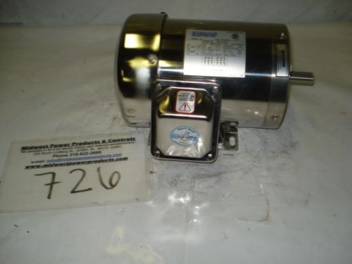 New! sterling motor sby154fha, 1.5hp, 1725rpm, 56c w/ft, 230/460, tefc, 3ph for sale