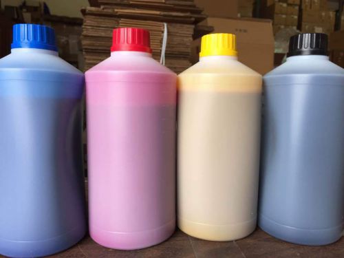 Eco solvent ink 4  pack (c,y,m,k ) + 2 cleaning sol. roland, mutoh epson, mimaki for sale