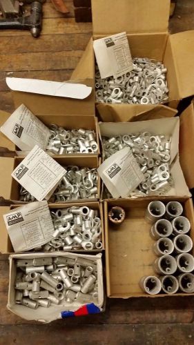 Large lot of amp uninsulated / insulated ring terminals / splices for sale