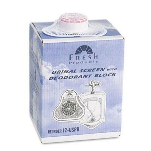 Fresh Products Urinal Screen with Deodorant Block  Cherry   12 per Box
