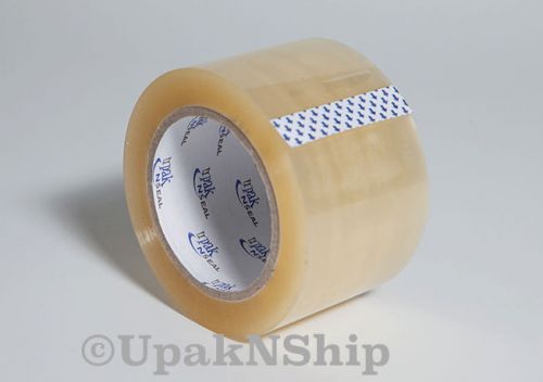 48 rolls acrylic carton sealing tape 3&#034; x 110 yard 2 mil +free expedited ship for sale