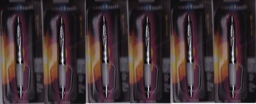 6 uniball signo 207 premier gel pens medium point 0.7mm black ink retractable for sale