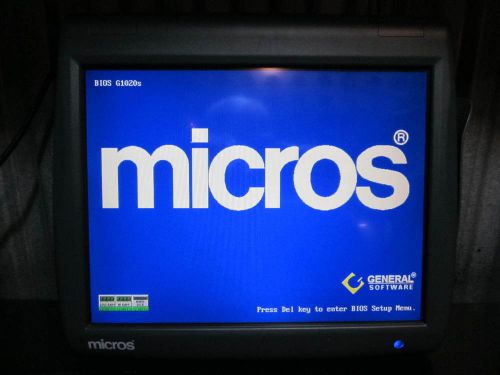 Micros Workstation 5 Touchscreen POS System Unit w/CC Swipe 400814-001