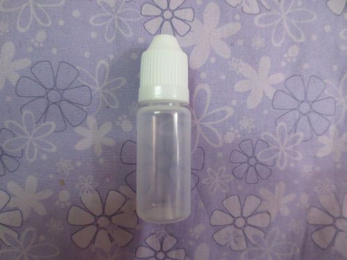 Lot 200 Pcs 10ml Plastic Dropper Squeeze Bottle PE E Liquid Child Proof Safe