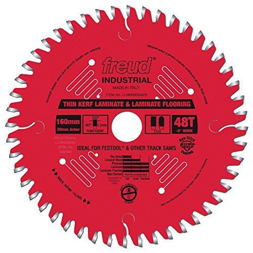 Freud LU96R006M20 160mm Thin Kerf Rip Saw Blade for Ultimate Performance on All