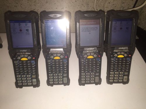 4 Symbol MC9060 Barcode Scanners With Charging Dock