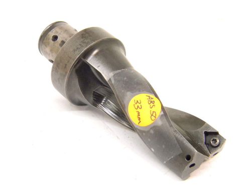 USED KOMET ABS50 x 33.00mm INSERT DRILL V1233300 ABS 50 KUB01/33/66 R38