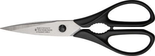 Victorinox vn87771 all purpose kitchen shears 4&#034; steel blades black polypropyl for sale