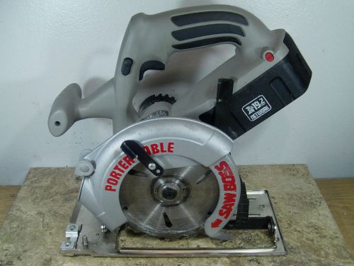 Pre-owned Porter Cable 845 19.2 V Saw Boss Cordless 6&#034; Circular Saw &amp; Battery