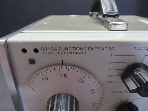 Agilent HP 3310A Function Generator ID# 26193KHDG