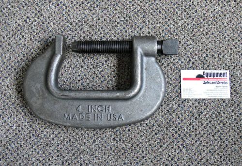 Wilton &#034;0-Series&#034; Extra Heavy-Duty 4&#034; C-Clamp ~ Model 4-FC *Made in USA!*