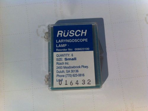 Rusch Laryngoscope Lamp Small 6 PK Bulbs