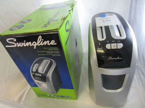 ACCO SWINGLINE EX12-05 CROSSCUT SHREDDER WITH ORIGINAL BOX