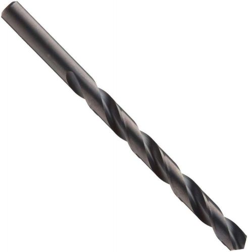 Chicago Latrobe 120 High-Speed Steel Long Length Drill Bit, Black Oxide Finish,