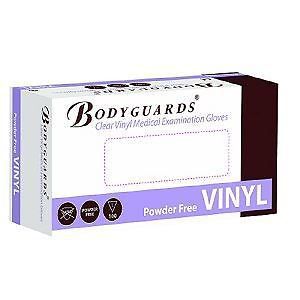 Bodyguards Clear Vinyl Powder Free Gloves - Medium - Pack Of 100