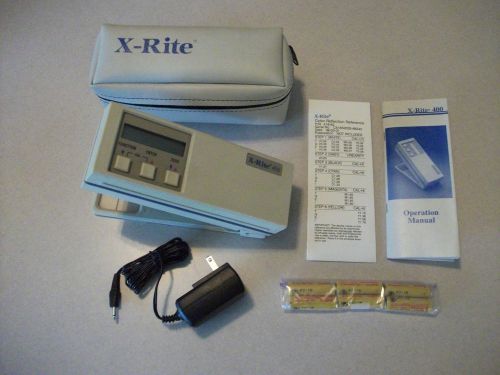 X-Rite 400 B/W Reflection Densitometer - 3.4mm