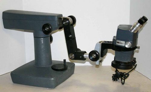AO American Optical 569 Stereozoom Microscope 10-45X Boom and Light
