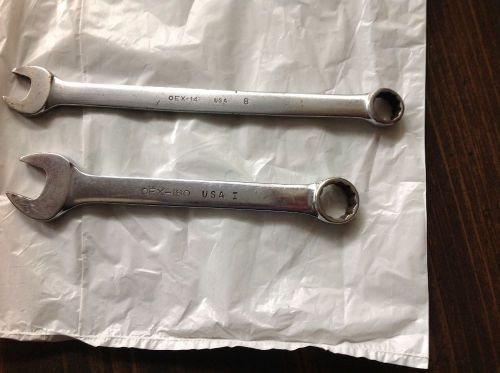 2 Snap On Combination Metric Wrenches (21C)