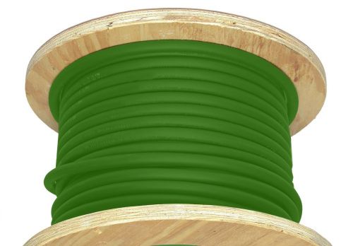 250&#039; 4/0 welding cable green outdoor adjustable wire for sale