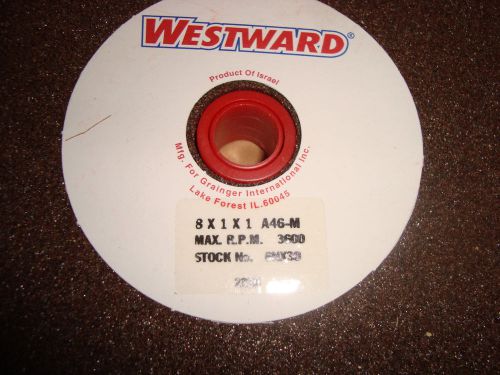 WESTWARD Stock Number 6NX30  GRINDING WHEEL  Grade A46-M , 3600 RPM