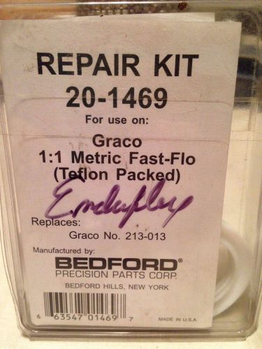 Bedford Repair Kit 20-1469 For Graco 1:1 Metric Fast-Flo Replaces 213-013