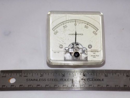 Assembly Prod. 100uA End Scale Deflection Center Scale 0 Panel Meter Lot 14