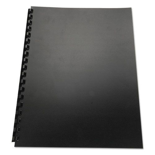 Recycled poly covers,square corners,8-1/2&#034;x11&#034;,25/pk,black swi25818 for sale