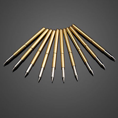 New 10pcs ultra pointed golden flexible multimeter probe pcb test needle for sale