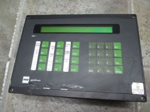 Mbb gelma mmi-1 control interface panel lcd pharmaceutical moeller equipment for sale