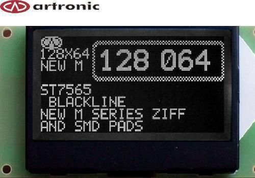 ART-US LCD 128x64-MN-W/KK (ST7565R) 3-5V [CGG128064M37-DIW-R] +ZIFF-1.00mm-020