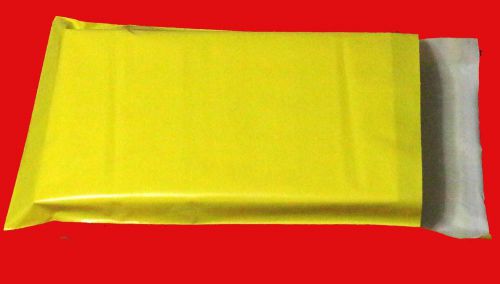 10 shipping bags 6x9 yellow color poly mailers shipping envelopes 1.7 mil for sale