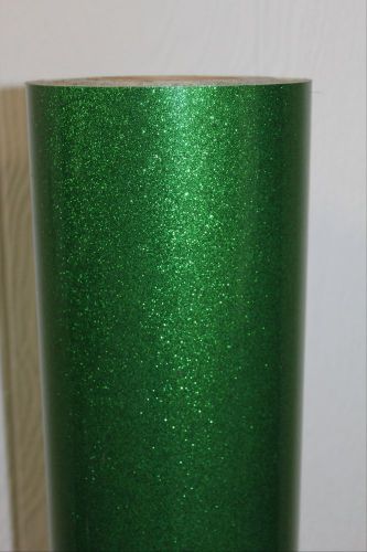 Roll 40&#034; x 45yds FLEXcon  Shimmercal V 240 Green Special Glitter Sign Vinyl