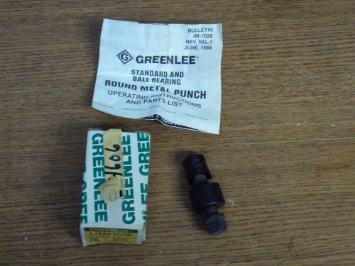 New Greenlee NO. 730 Radio Chassis Knockout Punch 11/16&#034;