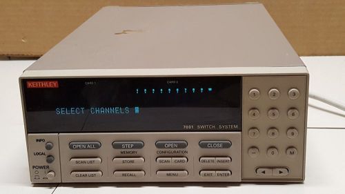 Keithley Instruments 7001 SWITCH SYSTEM Mainframe/Interface