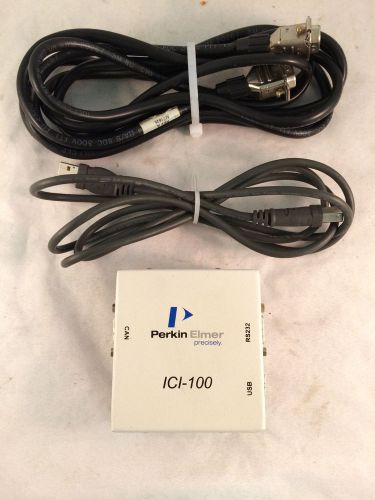 Perkin Elmer ICI-100 Interface Box Can Bus USB w/ Cables