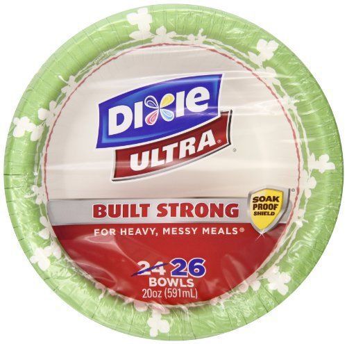 Dixie Ultra Disposable Bowls, 26 Count