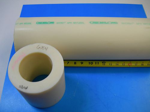 CAST NYLON NYCAST NATURAL 6&#034; Outer Diameter  X 4&#034; Inside Diameter X 12&#034; Length