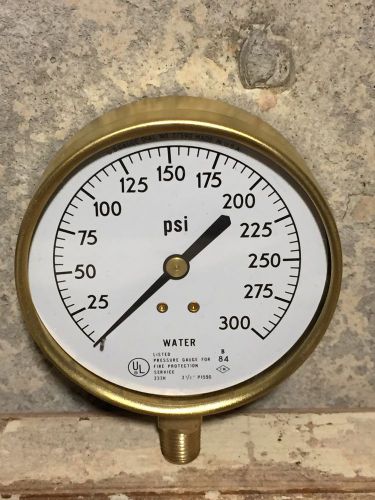 Vintage ALL BRASS Pressure Gauge, Brass, Steampunk, Antique, Steam, Water, Air