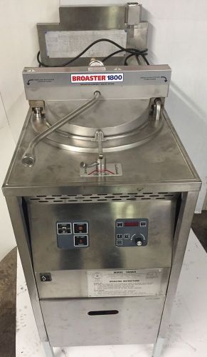 Broaster 1800 gas pressure fryer broasted chicken for sale