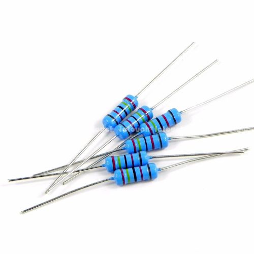 50pcs 1ohm - 1Mohm 1W Metal Film Resistor +/-1% 1W