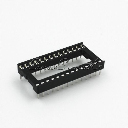 5pcs 28 pin dip ic sockets adaptor solder type wide st for sale